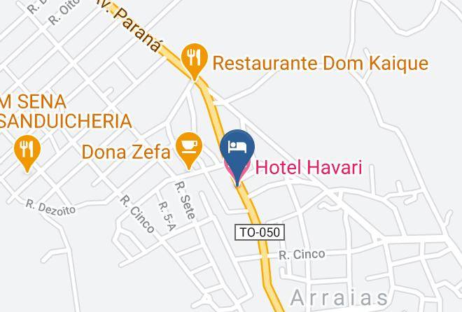 Arraias - Hotel Havari Maps