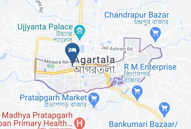 Agartala - Hotel Haven Intercontinental Maps
