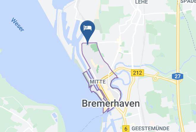 Bremerhaven - Havenhostel Bremerhaven Maps
