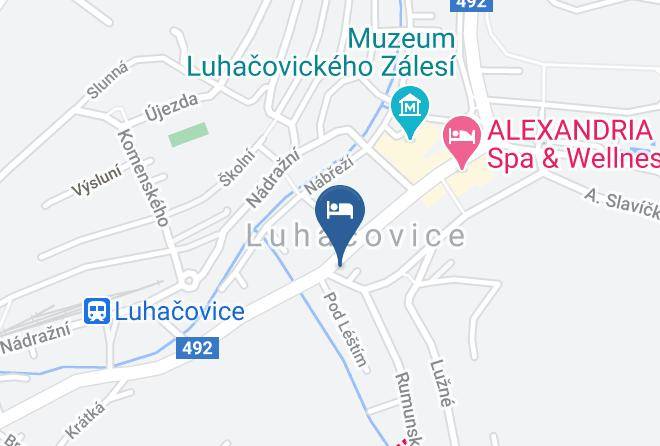 Luhacovice - Hotel Havlicek Maps