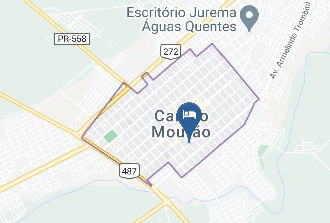 Campo Mourao - Hotel Hawai Maps
