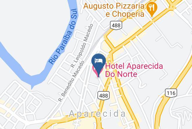 Aparecida - Hotel Hawaii Maps