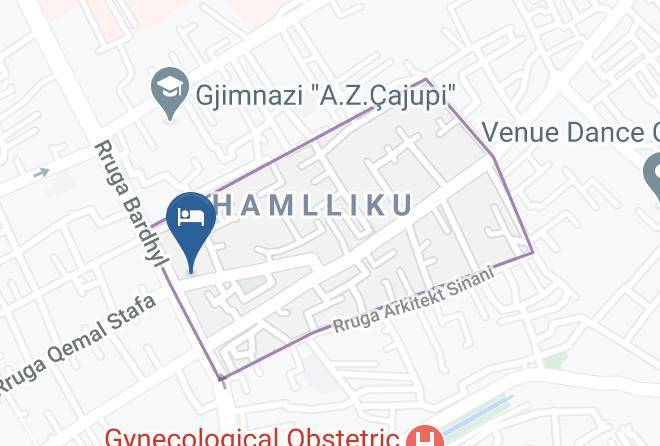 Tirana - Hotel Haxhiu Maps