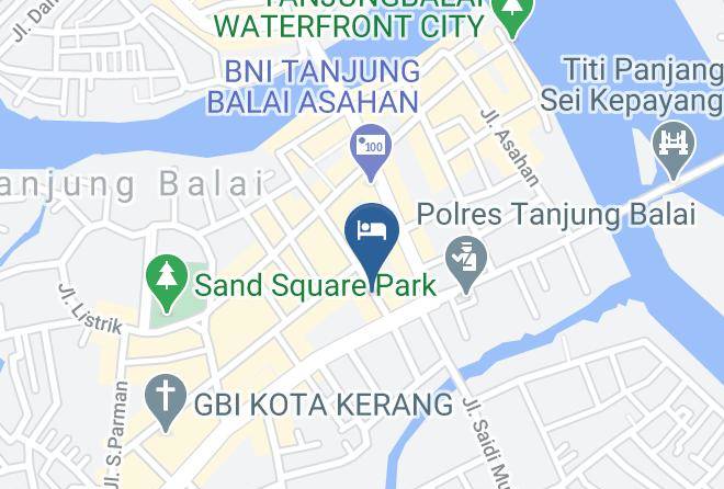 Kota Asahan - Hotel Hayani Maps
