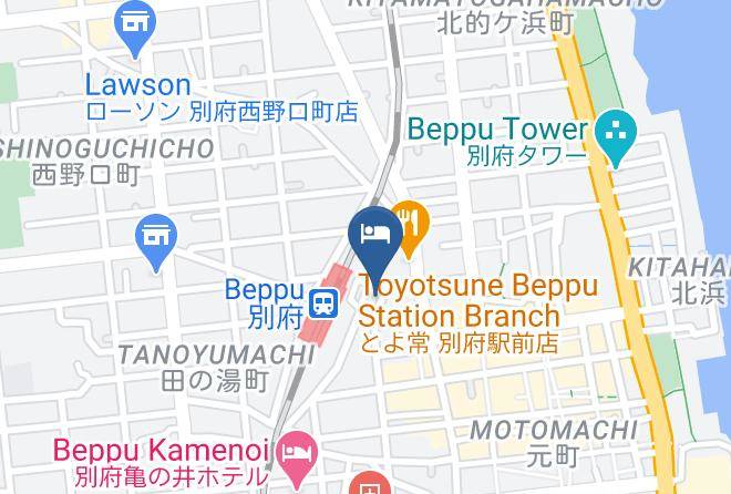 Beppu City - Hotel Hayashi Maps