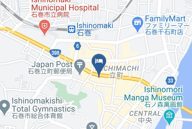 Ishinomaki City - Hotel Hayashiya Maps