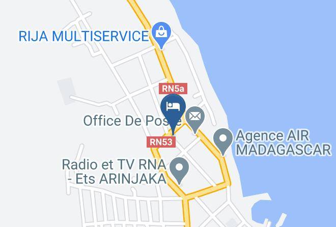 Antalaha - Hotel Hazovola Maps