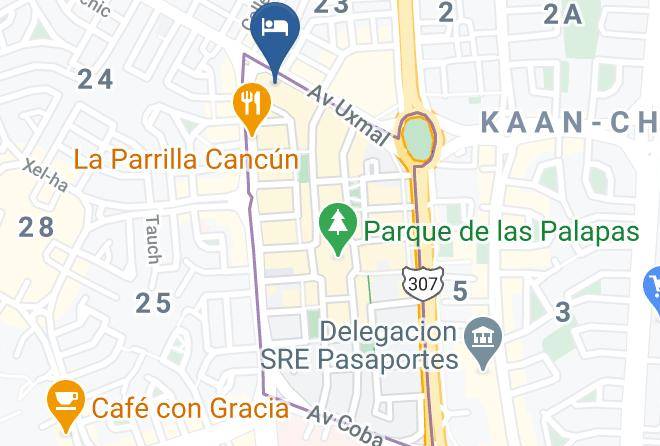 Benito Juarez - Hotel Hc Internacional Maps