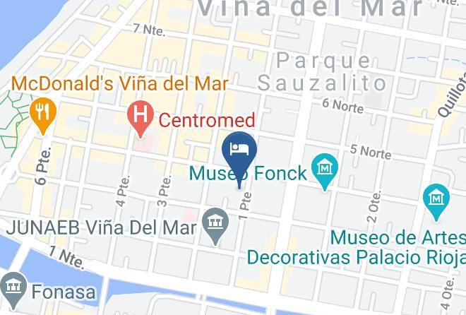 Valparaiso Province - Hotel Hc Vina Maps
