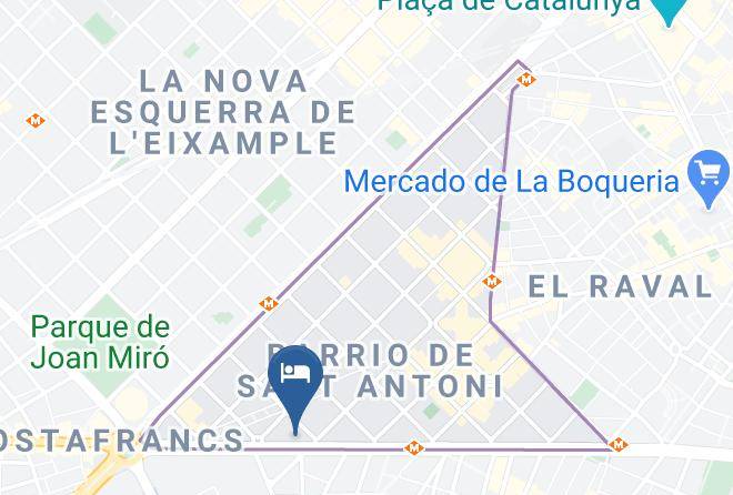 Barcelona - Hotel Hcc Lugano Maps