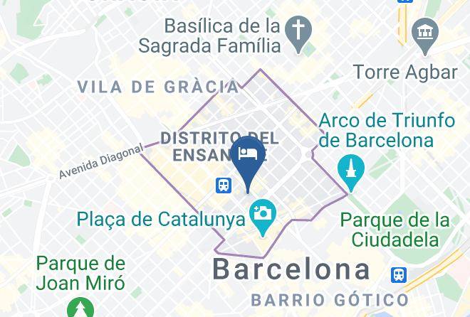Barcelona - Hotel Hcc St Moritz Maps
