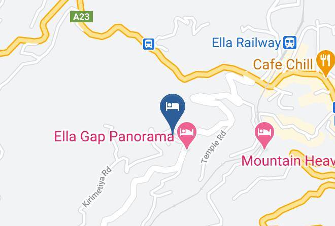 Badulla - Hotel Heaven's Edge Maps