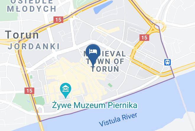 Torun - Hotel Heban Maps