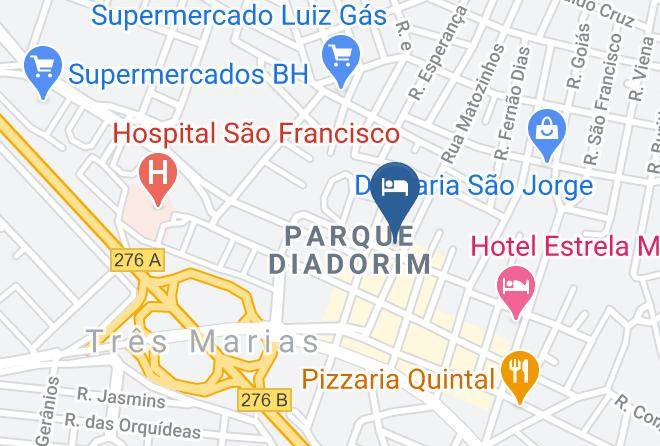 Tres Marias - Hotel Paraiso Maps