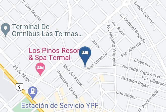 Rio Hondo - Hotel Hebron Maps