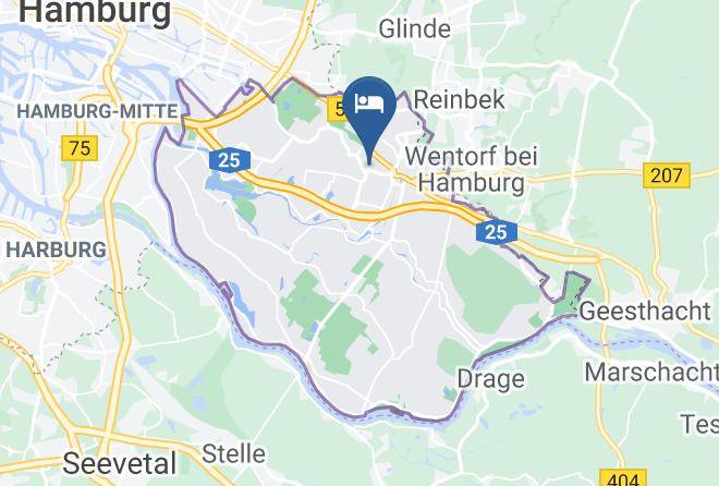 Stadt Hamburg - Hotel Heckkaten Maps