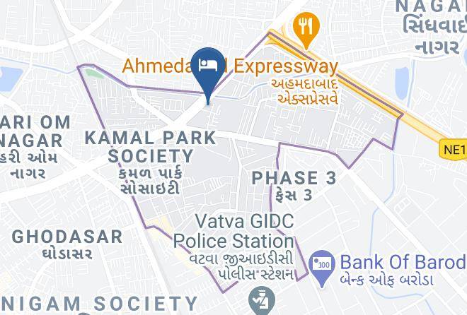 Ahmadabad - Hotel Heer Palace Maps