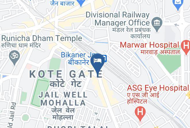 Bikaner - Hotel Heeralal And Restaurant Maps
