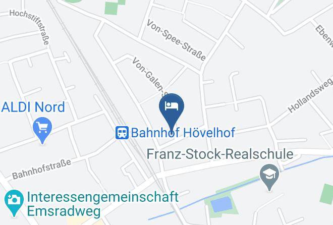 Paderborn - Hotel Hegemann Garni Maps
