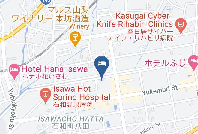 Fuefuki City - Hotel Heian Maps