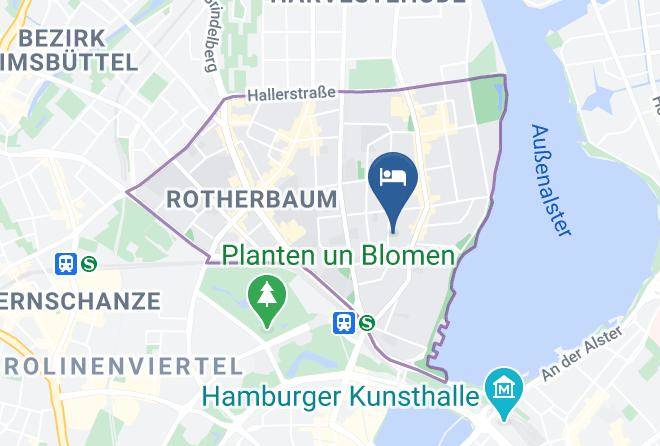 Stadt Hamburg - Stilwerk Hotel Heimhude Maps