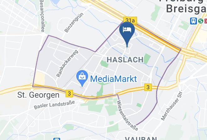 Freiburg - Hotel Helene Maps