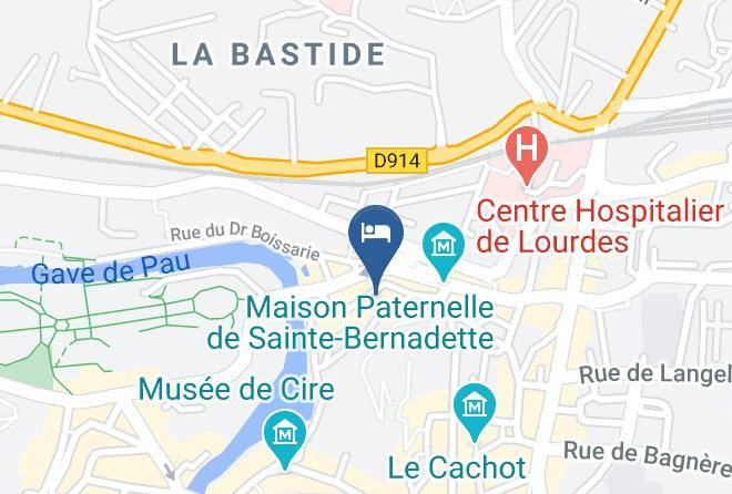 Hautes Pyrenees - Hotel Helianthe Maps
