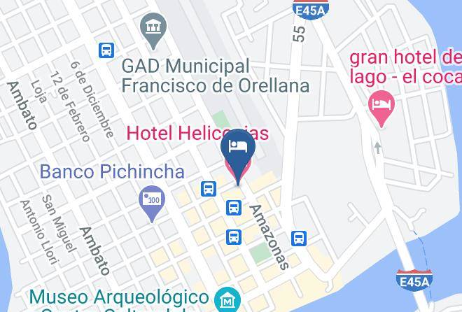 Francisco De Orellana - Hotel Heliconias Maps