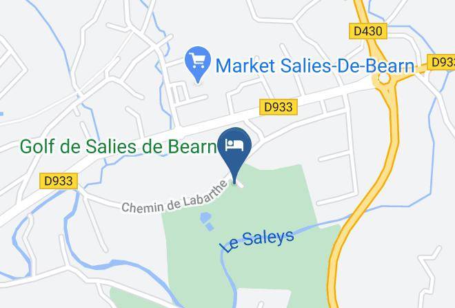 Pyrenees Atlantiques - Hotel Helios Golf Maps