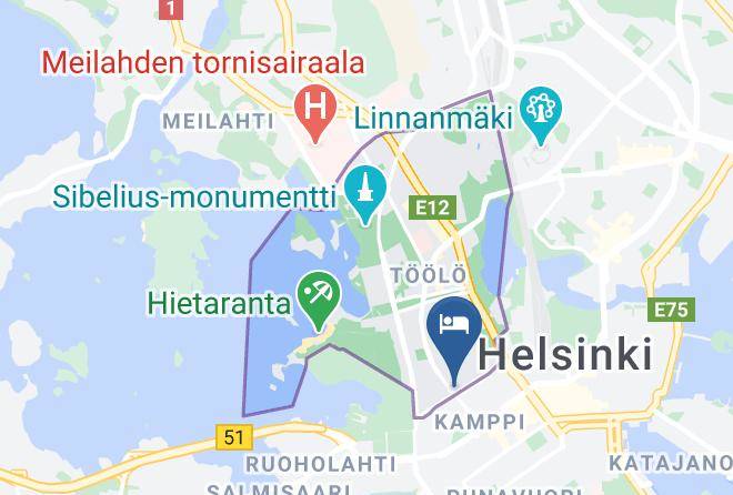 Helsinki - Hotel Helka Maps