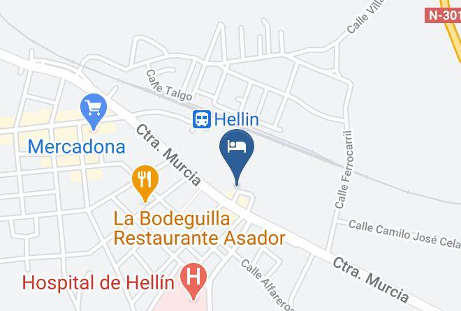 Albacete - Hotel Hellin Maps