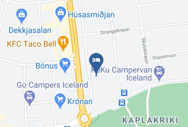 Hafnarfjordur - Hotel Hellisgeri Maps