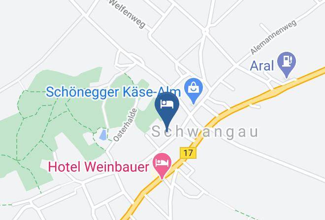 Ostallgau - Hotel Helmer Schwangau Maps