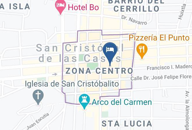 San Cristobal De Las Casas - Hotel Helverica Maps