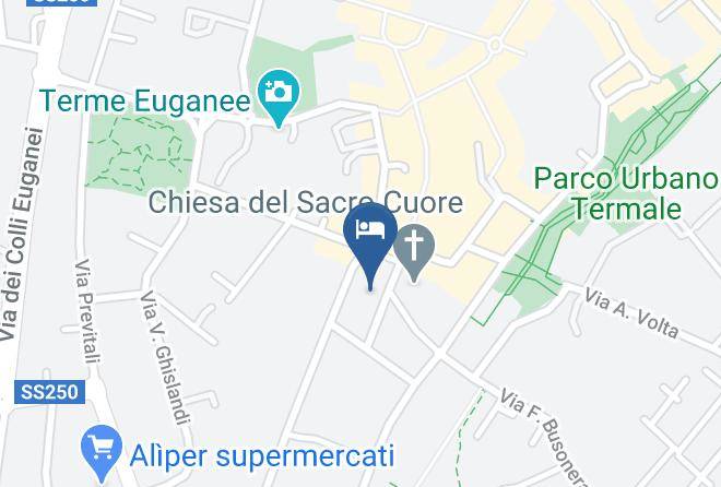 Padua - Hotel Helvetia Abano Terme Maps
