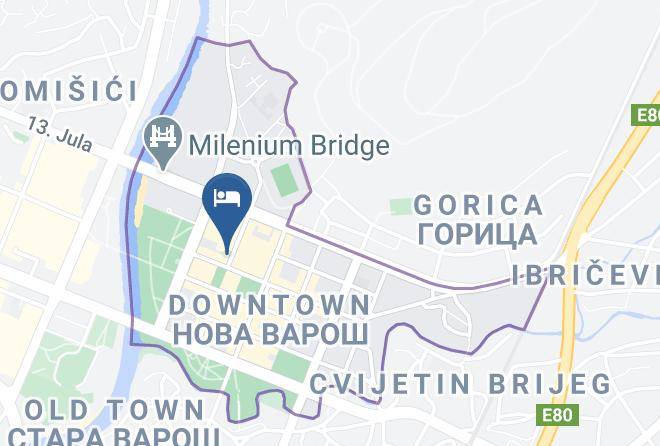Podgorica - Hotel Hemera Maps
