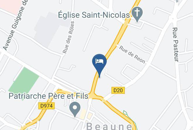 Cote D Or - Hotel Henry Ii Beaune Centre Maps