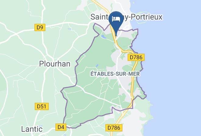 Cotes D Armor - Hotel Heod Maps
