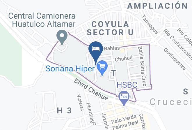 Santa Maria Huatulco - Hotel Herals Maps