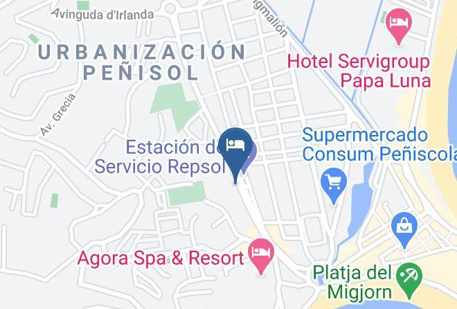 Castellon - Hotel Herasu Maps
