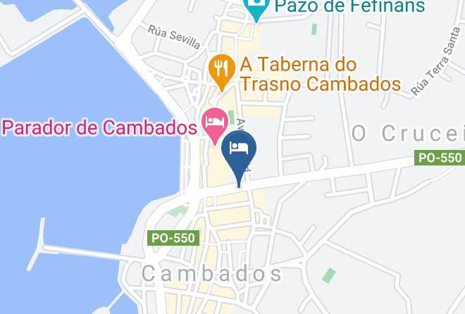 Pontevedra - Hotel Herbina Maps