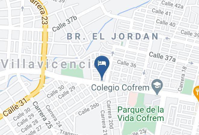 Villavicencio - Hotel Herencia Real Maps