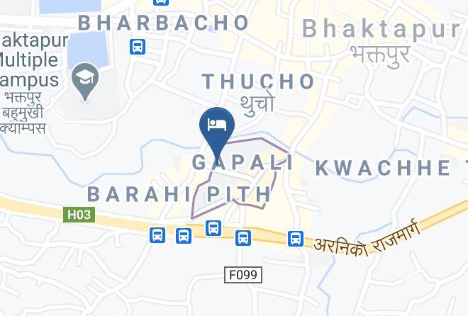 Kathmandu - Hotel Heritage Bhaktapur Maps
