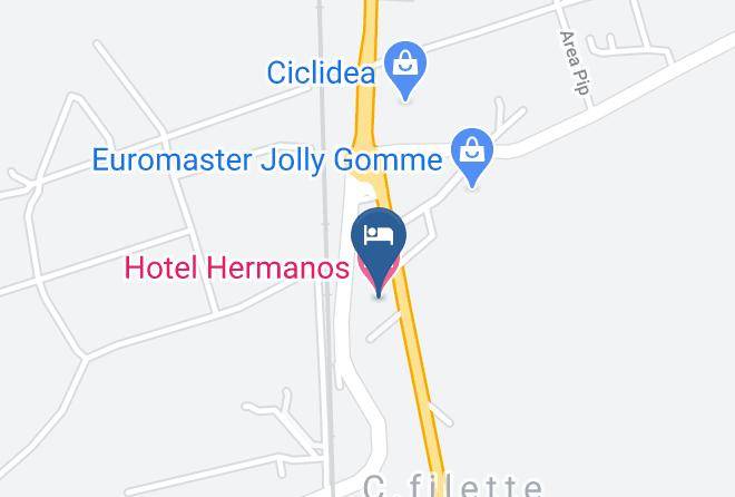 Salerno - Hotel Hermanos Maps