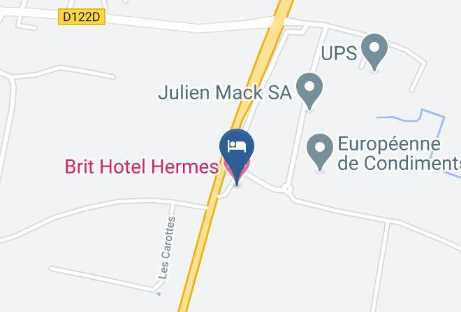 Cote D Or - Brit Hotel Hermes Maps