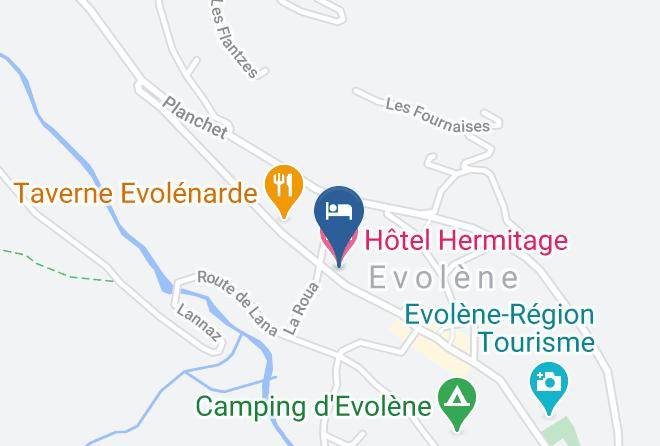 Herens - Hotel Hermitage Maps