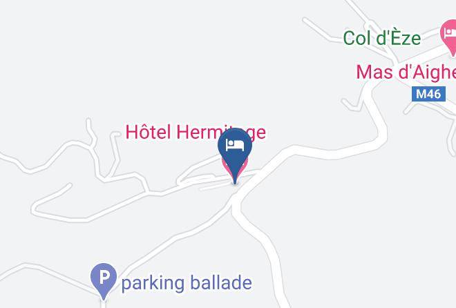 Maritime Alps - Hotel Hermitage Maps