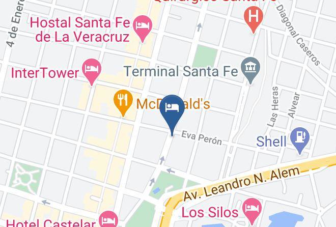 Santa Fe - Hotel Hernandarias Maps