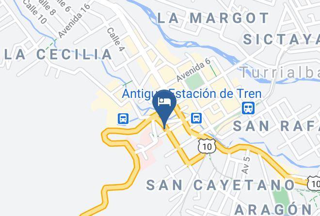 Turrialba - Hotel Herza Maps