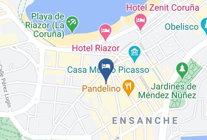 Auna - Hotel Hesperia A Coruna Maps